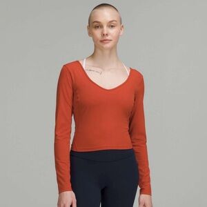 Lululemon long sleeve align top size 8